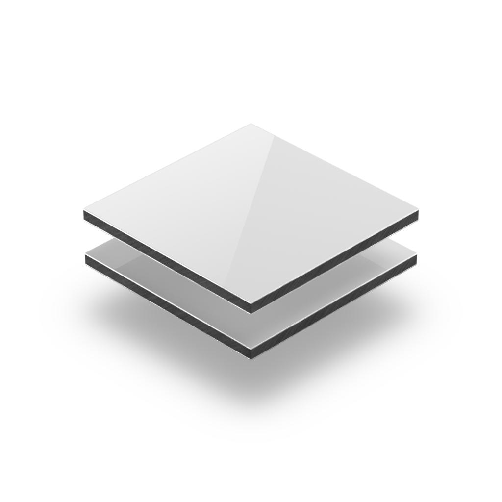 Alupanel wit 3 mm RAL 9003 glans