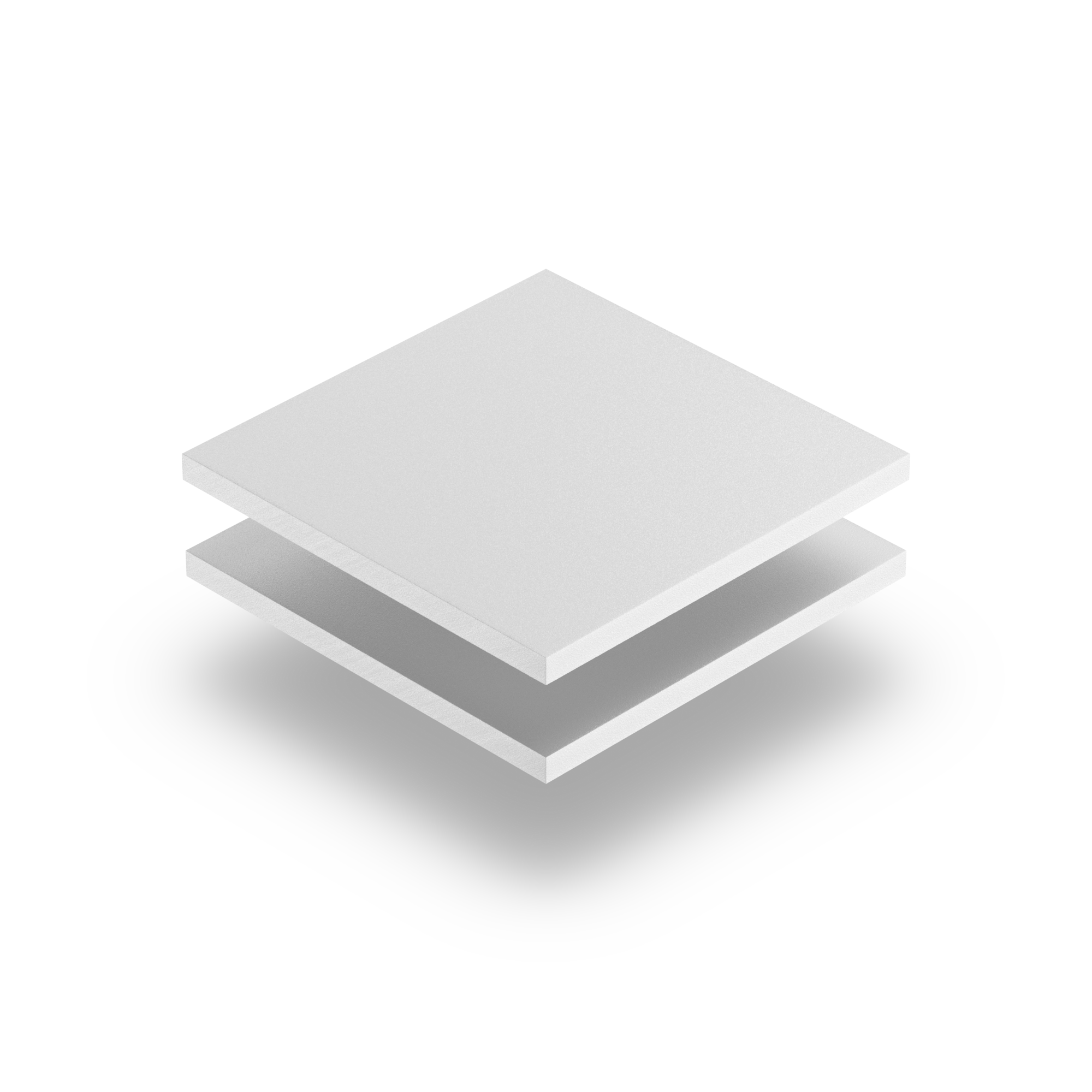 Geschuimd PVC wit